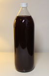 Photo de jus de raisin dans une bouteille de 1 litre